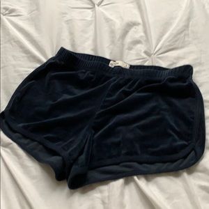 Suede shorts
